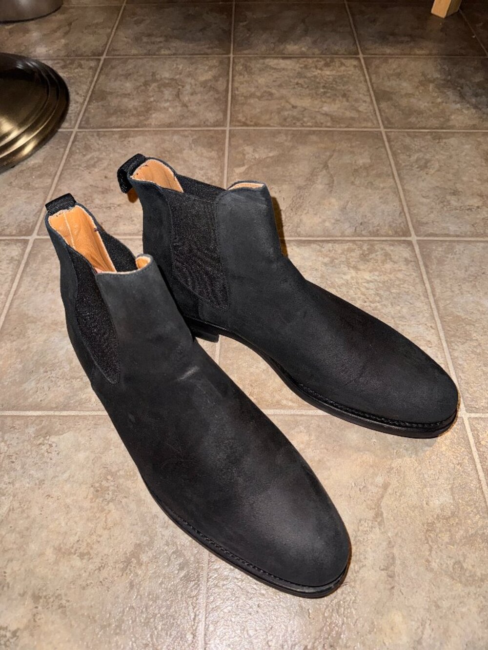 Taft Black Suede Chelsea Boots